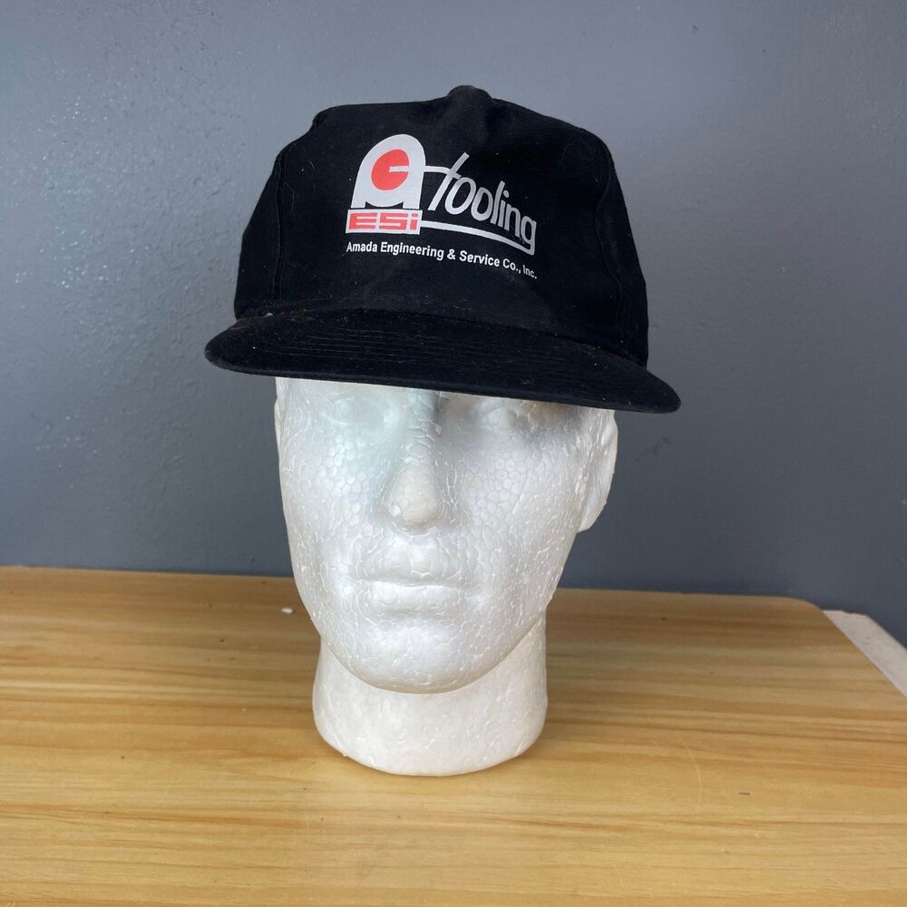 Head to Toe ATooling ESI Black Men's Black Enginering  Snapback Cap